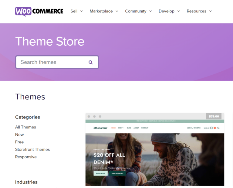 Theme Store- WooCommerce