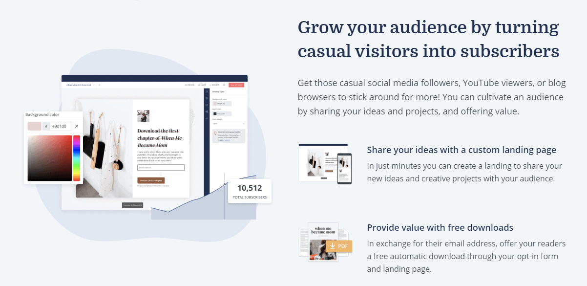 Grow your audience in Convertkit