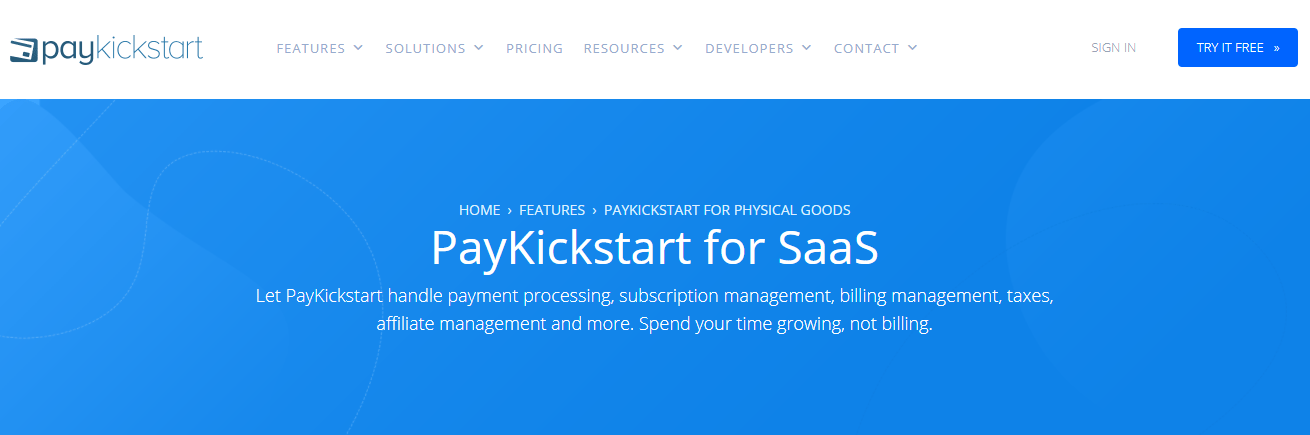 paykickstart for SaaS