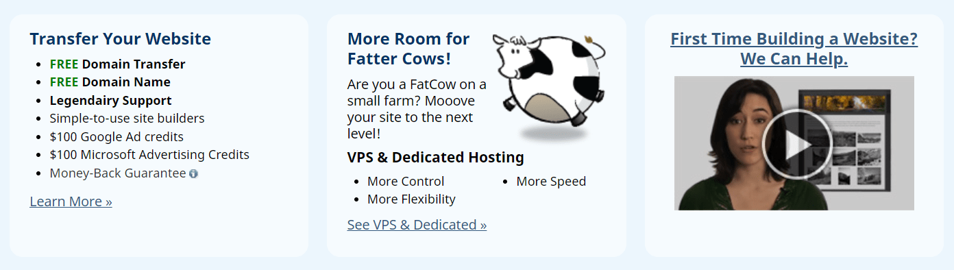 FatCow Black Friday Sale Website