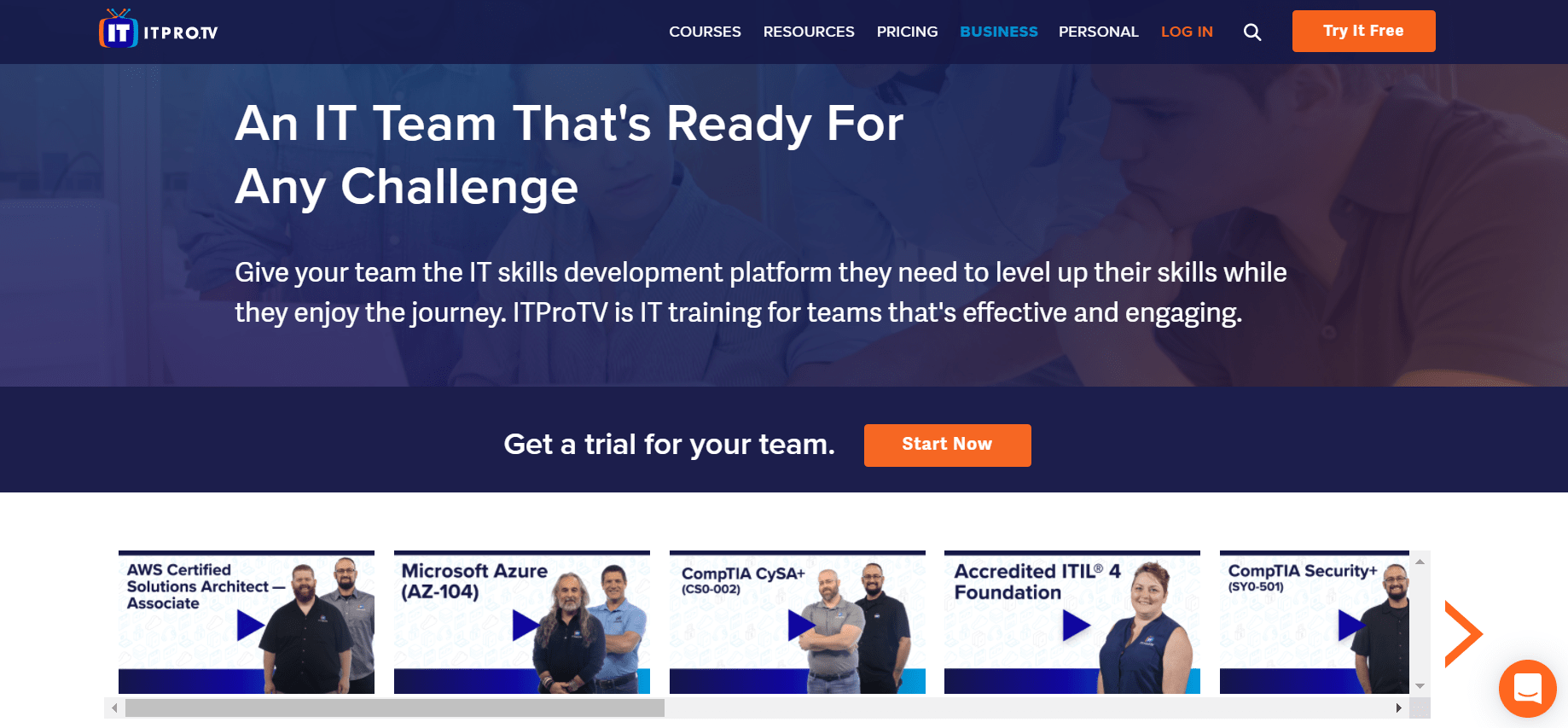 ITProTv- get a trial for your team