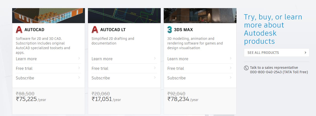 AutoDesk Black Friday Deals Pricing
