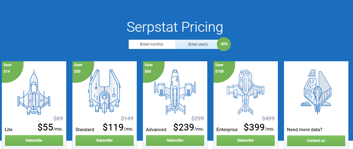 serpstat black friday pricing plans