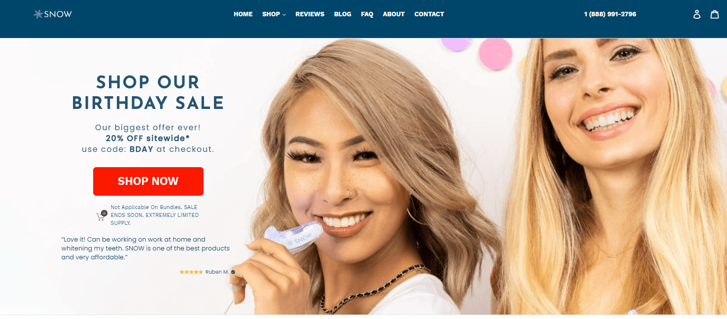 What Does Black Friday Snow Teeth Whitening Deal Do?