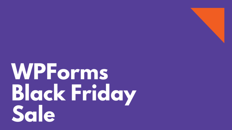 WPForms Black Friday