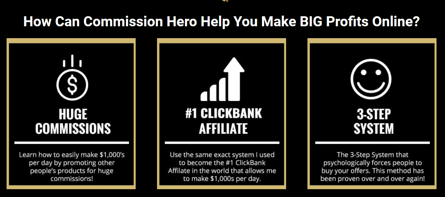 How Can Commission Hero Help You Make BIG Profits Online