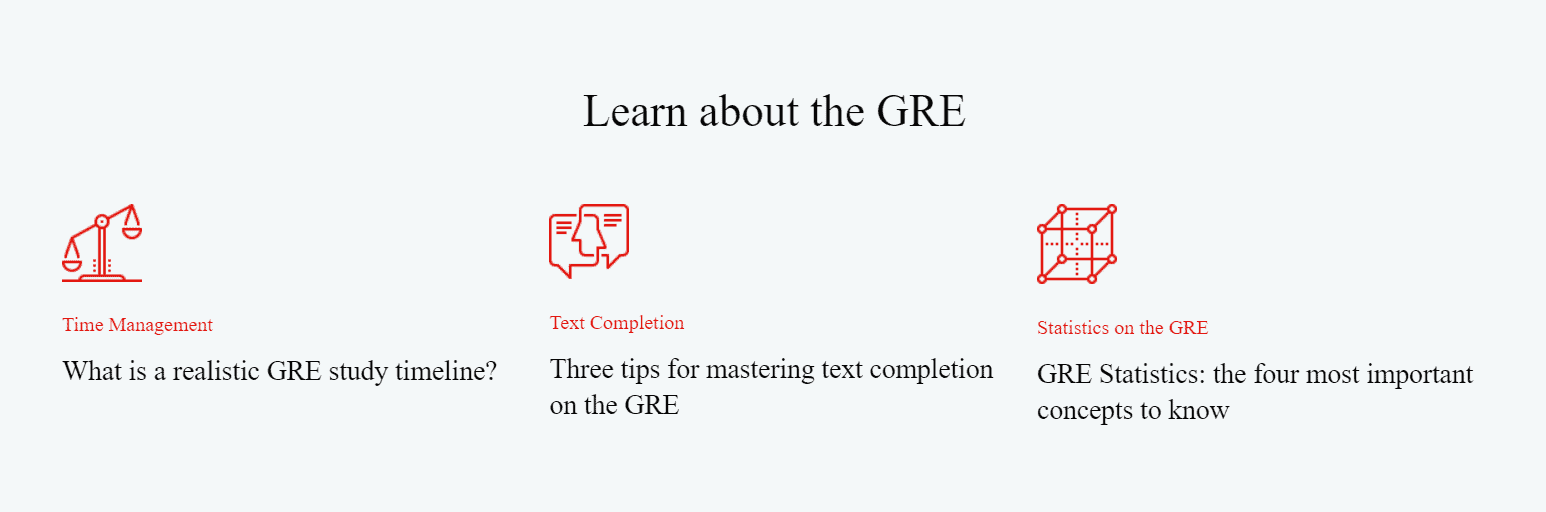 Learn about the GRE