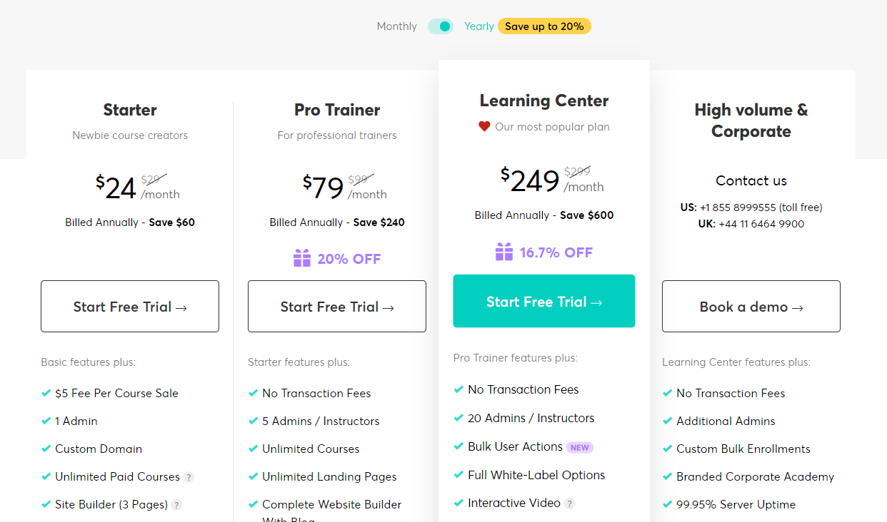 LearnWorlds pricing - LearnWorlds Black Friday Deals