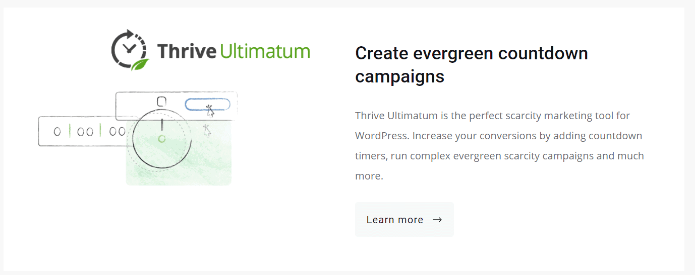 Create evergreen countdown campaigns - Thrive Themes Black Friday Discounts