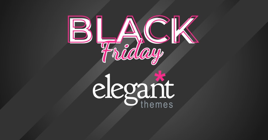 elegant theme black friday