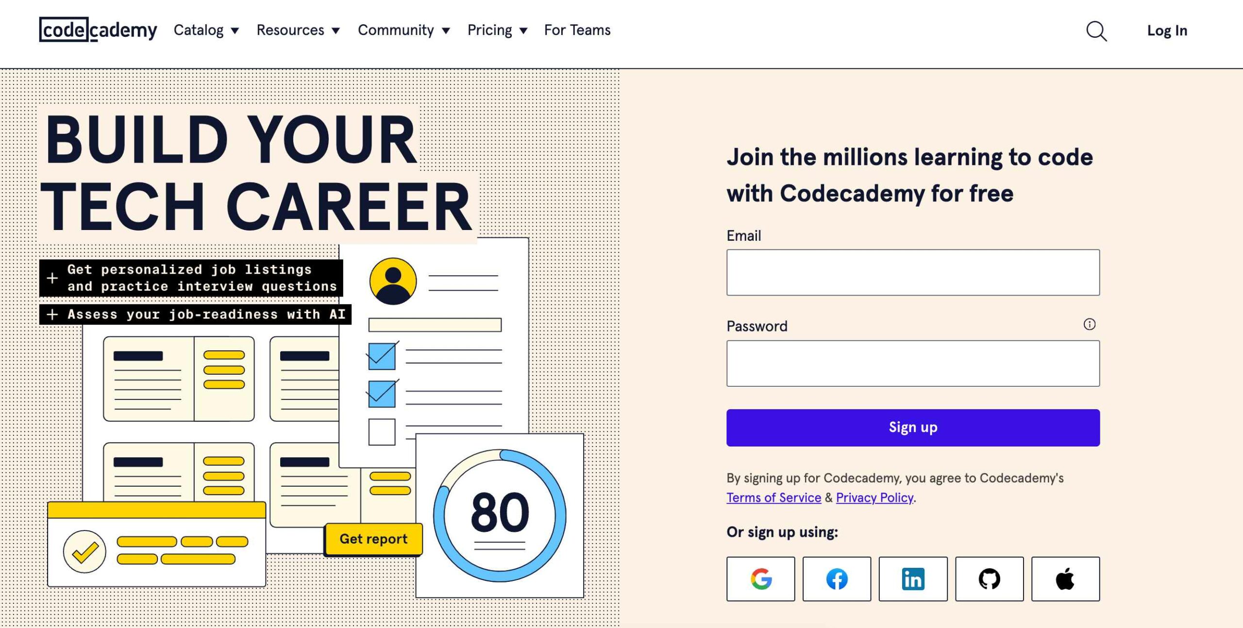 Go To The officila Website Of Codecademy