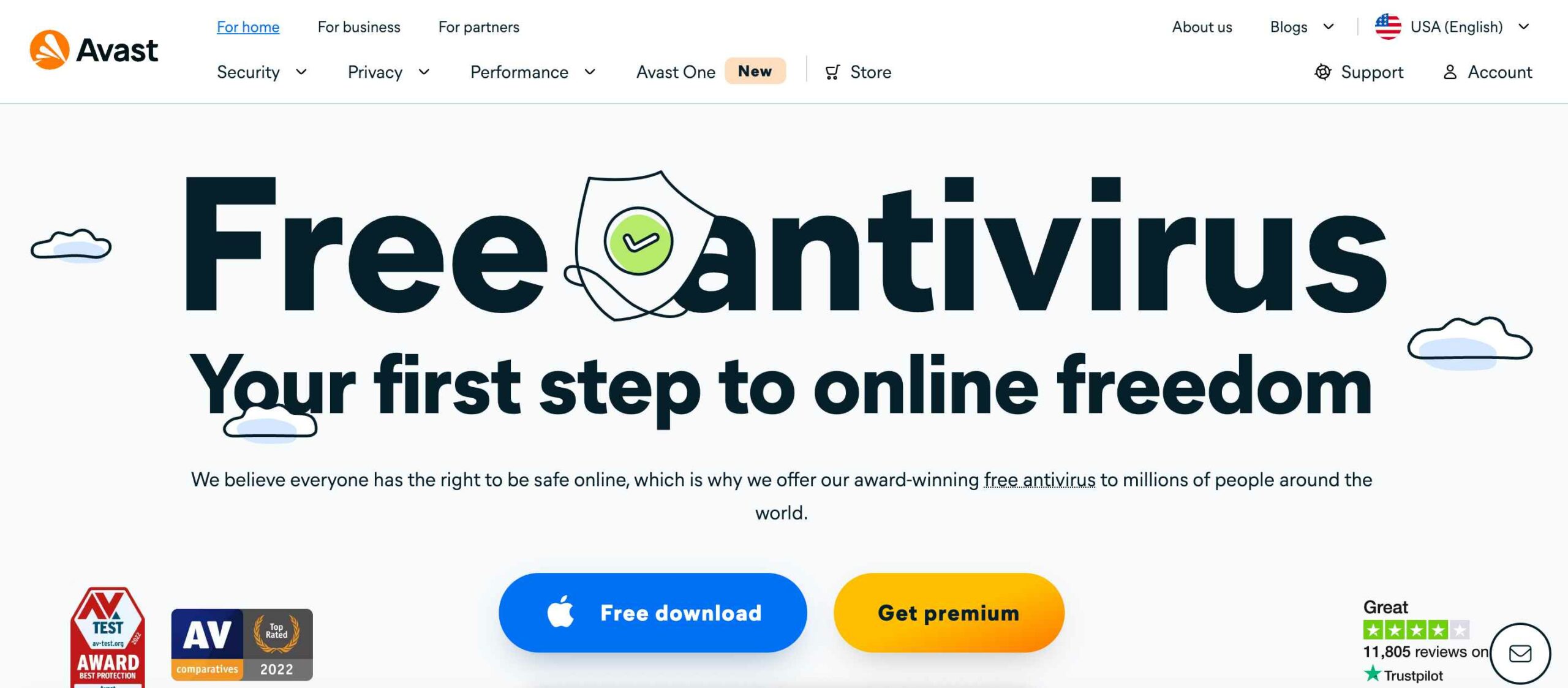 Go To The Ofiicial Website Of Avast